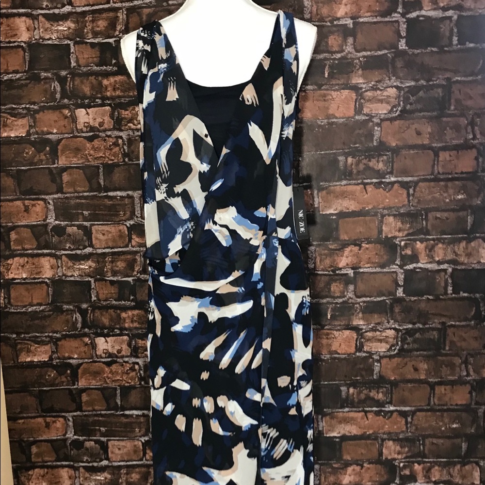 Nic + Zoe Asymmetrical Layered dress.
